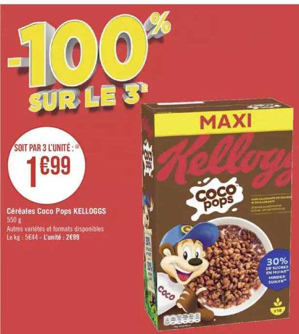 Céréales Coco Pops Kelloggs