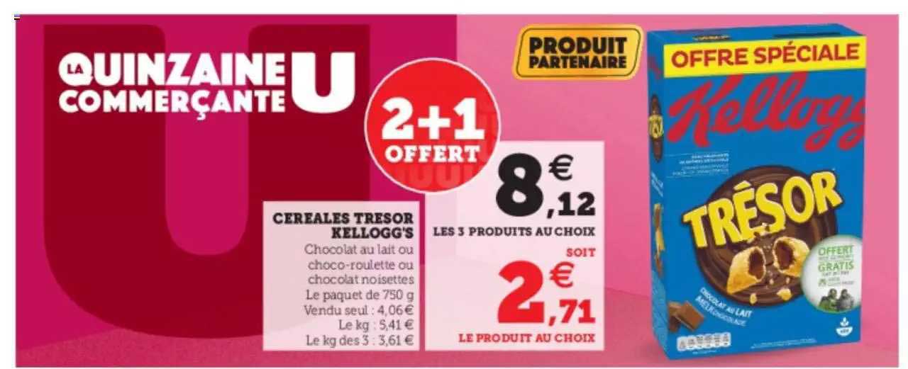 Céréales Trésor Kellogg's
