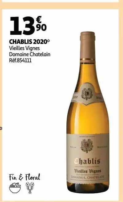 chablis 2020 vieilles vignes domaine chatelain