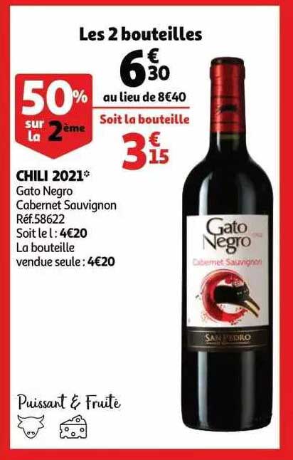 chili 2021 gato negro cabernet sauvignon
