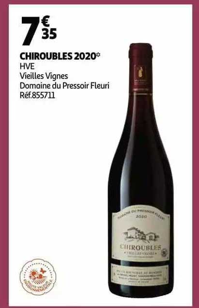 chiroubles 2020 hve vieilles vignes hve vieilles vignes domaine du pressoir fleuri