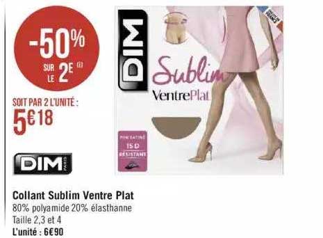 collant sublim ventre plat dim