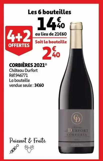 corbières 2021 château durfort