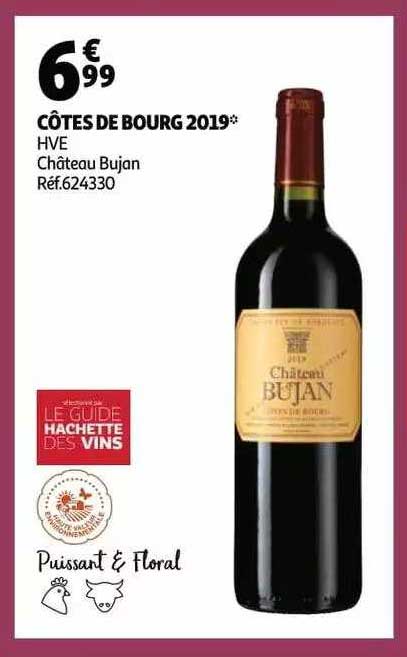 côtes de bourg 2019 hve château bujan