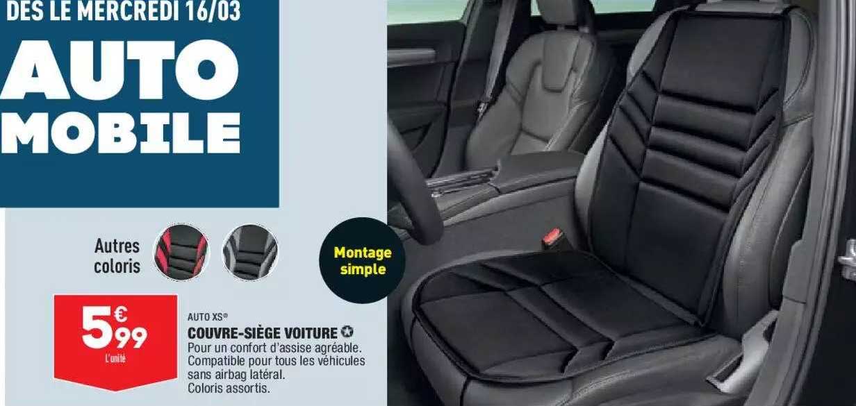 couvre-siège voiture auto xs