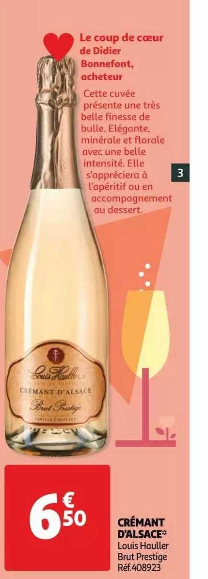 crémant d'alsace louis hauller brut prestige