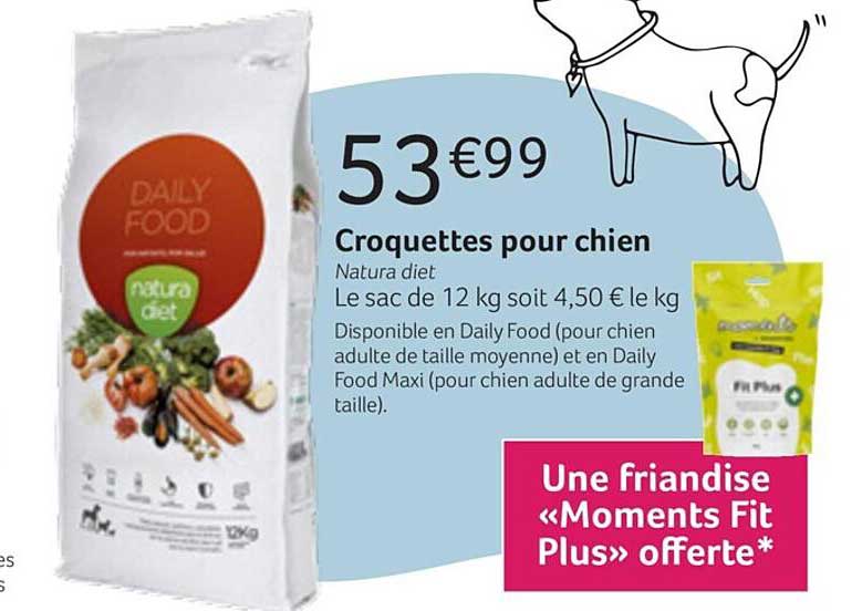 croquettes pour chien natura diet