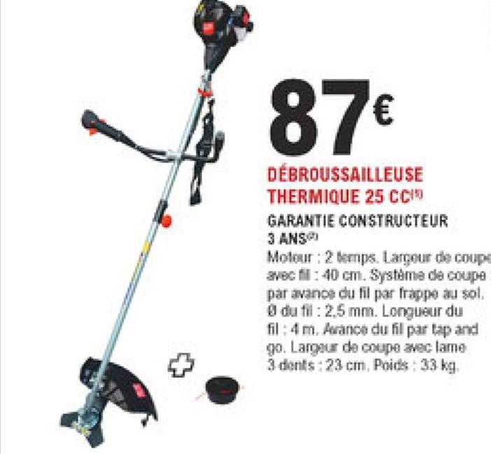 Débroussailleuse Thermique 25cc