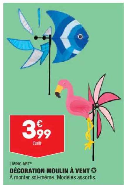 décoration moulin à vent living art