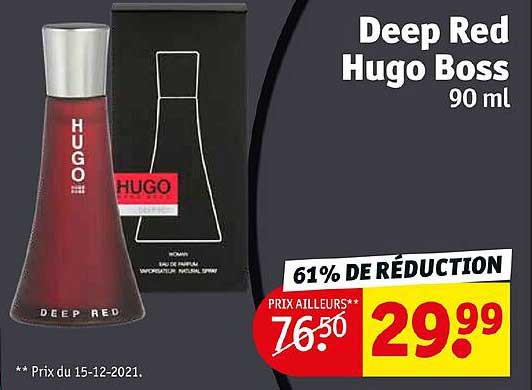 deep red hugo boss