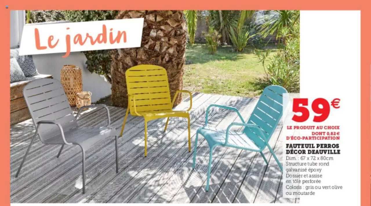 fauteuil perros décor deauville