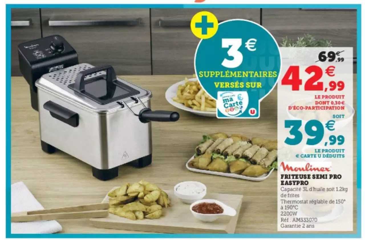 friteuse semi pro easypro moulinex