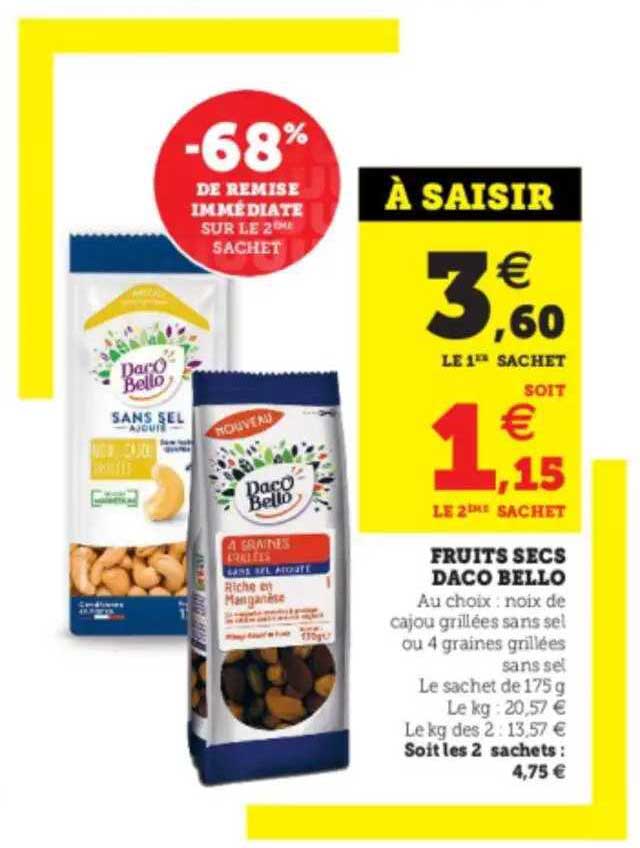 fruits secs daco bello