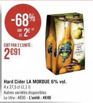 hard cider la mordu 6% vol.