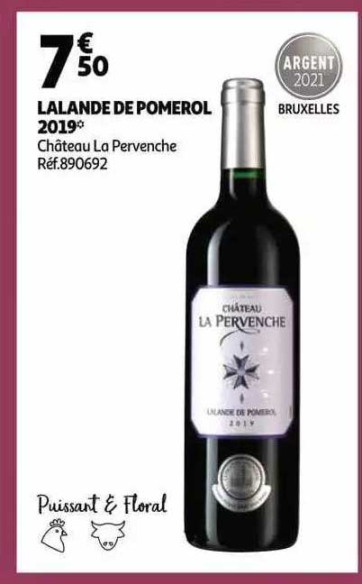 lalande de pomerol 2019 château la pervenche