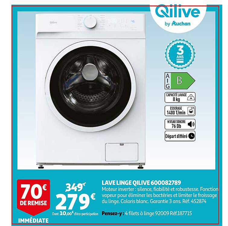 lave linge qilive