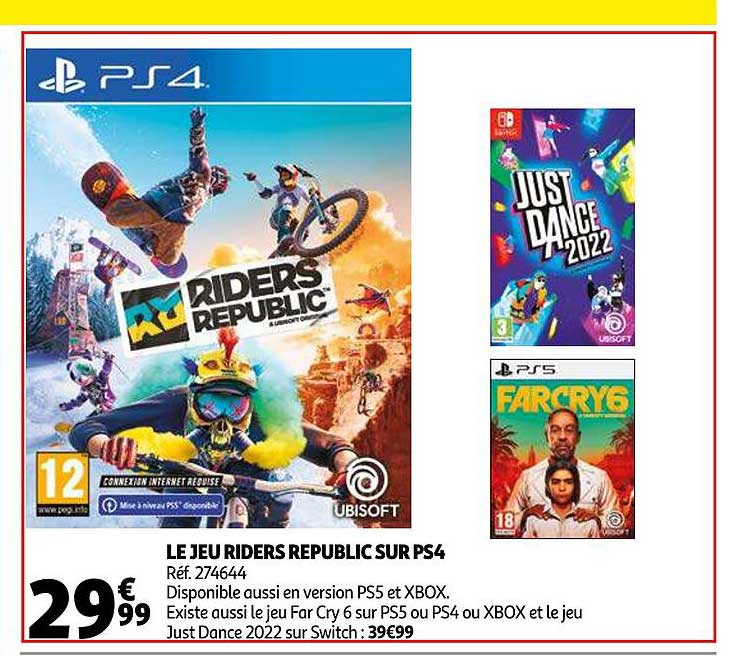 le jeu riders republic sur ps4