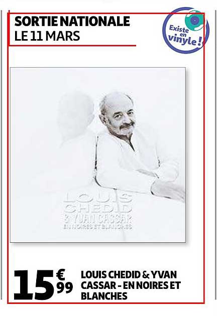 louis chedid & yvan cassar - en noires et blanches