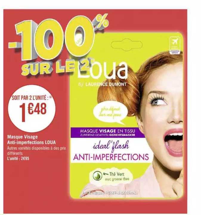 Masque Visage Anti-imperfections Loua