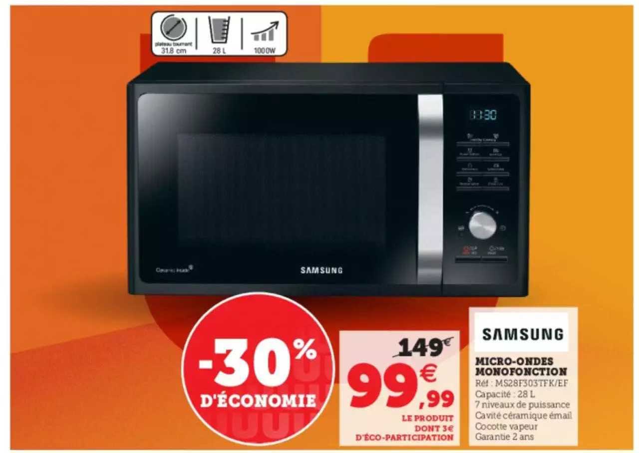 micro-ondes monofonction samsung