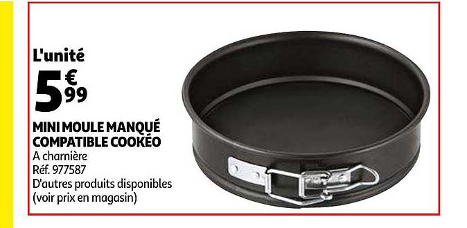 mini moule manqué compatible cookéo