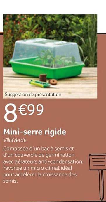 mini-serre rigide