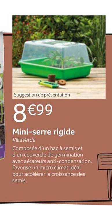 mini-serre rigide villaVerde