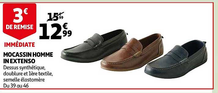 mocassin homme in extenso