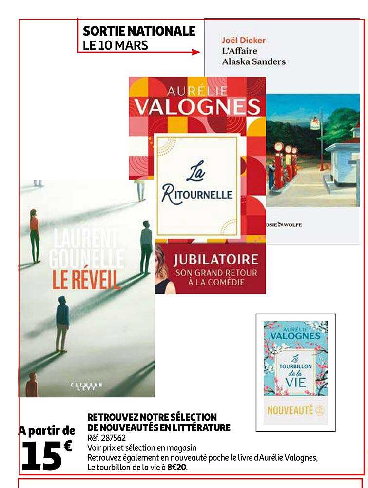 nouveautés en littérature