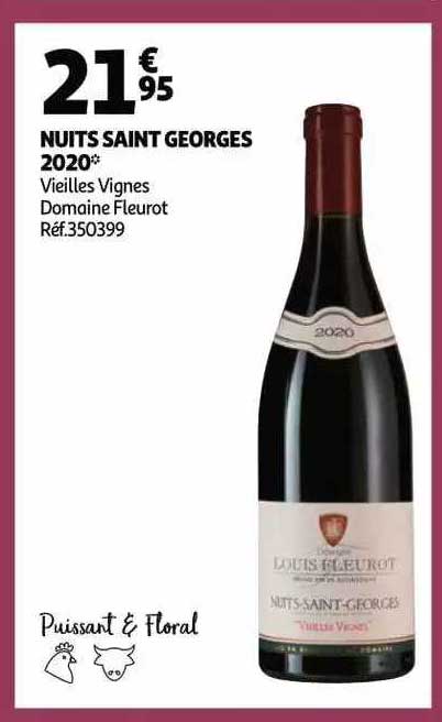 nuits saint georges 2020 vieilles vignes domaine fleurot