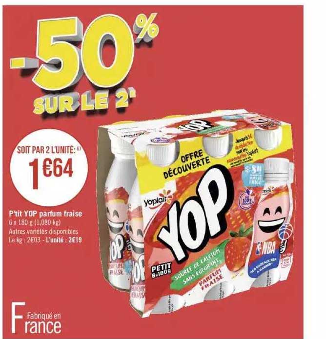 P'tit Yop Parfum Fraise