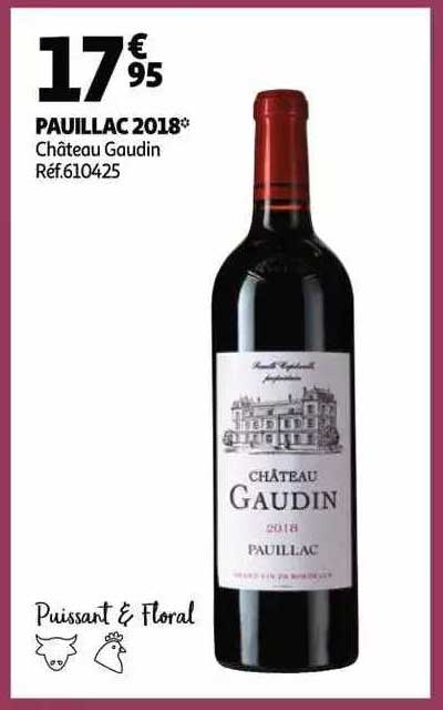 pauillac 2018 château gaudin