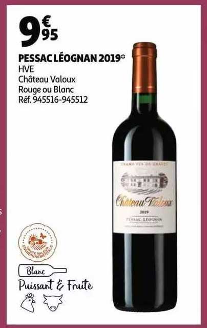 pessac léognan 2019 hve château valoux rouge ou blanc