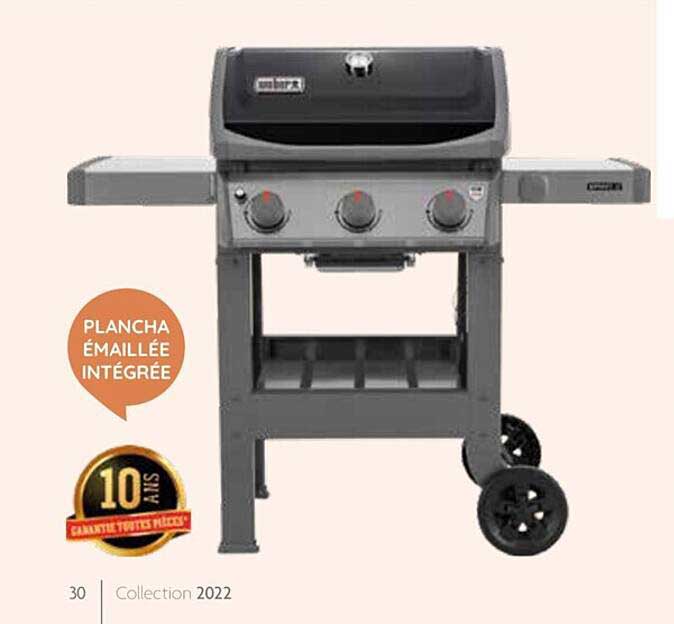 plancha émaillée intégrée