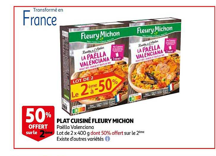 plat cuisiné fleury michon