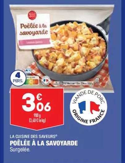 poêlée à la savoyarde la cuisine des saveurs