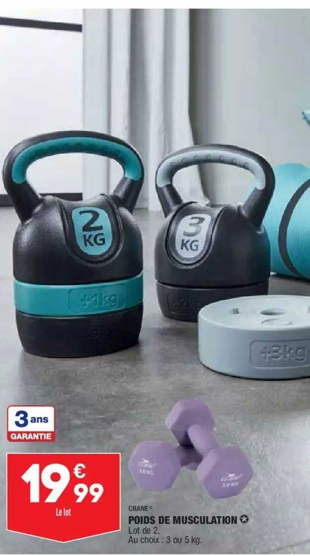 poids de musculation crane