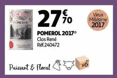 pomerol 2017 clos rené
