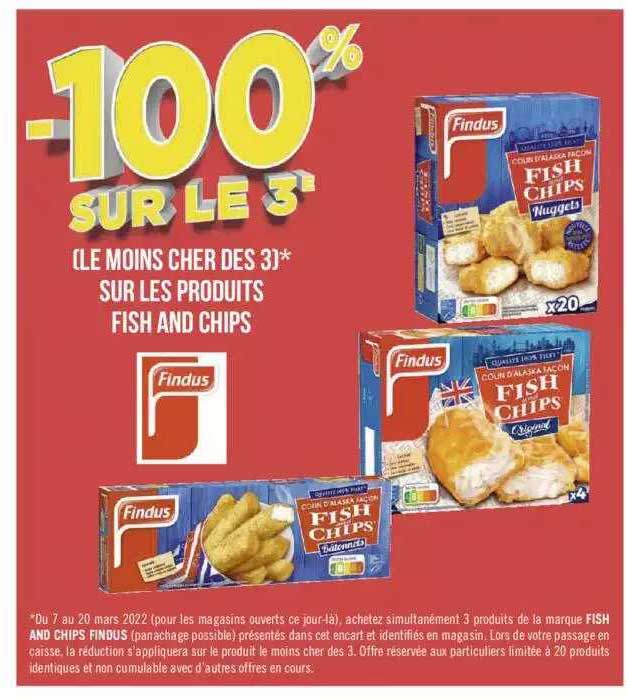 produits fish and chips