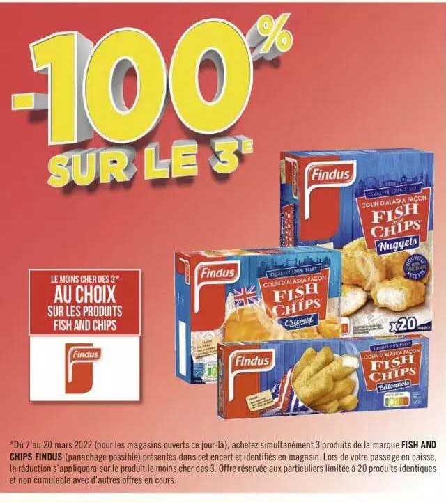 produits fish and chips