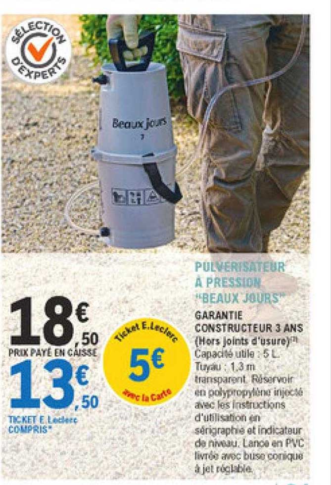 pulvérisateur à pression "beaux jours"