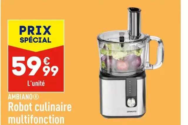 robot culinaire multifonction ambiano