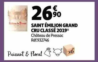 saint émilion grand cru classé 2019 château de pressac