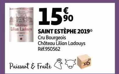 saint estèphe 2019 cru bourgeois château lilian ladouys