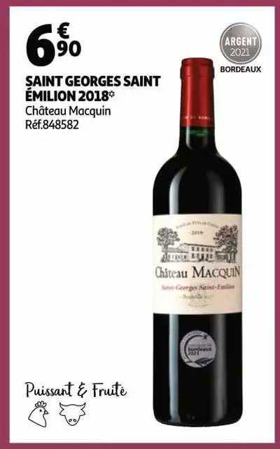 saint georges saint émilion 2018 château macquin