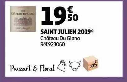 Saint Julien 2019 Château Du Glana
