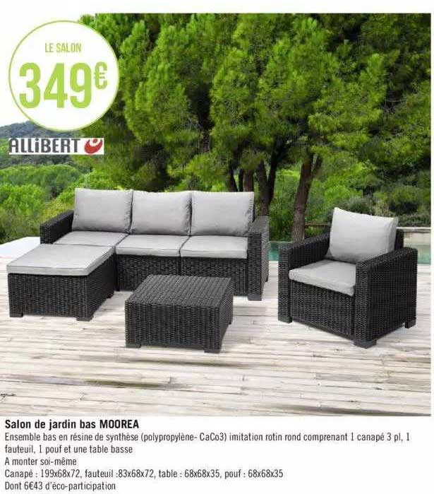 salon de jardin bas moorea allibert