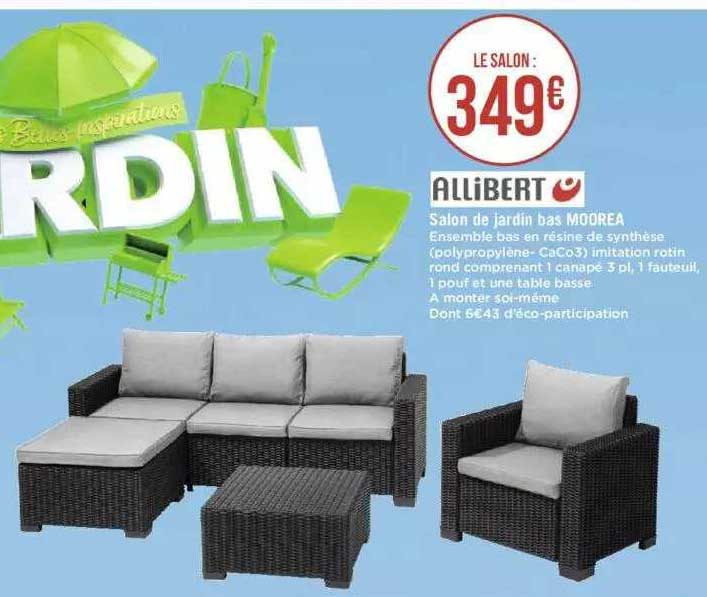 salon de jardin bas moorea allibert