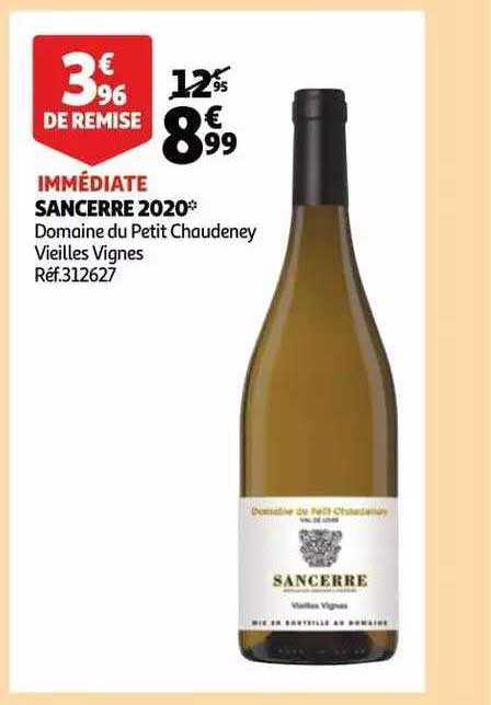 sancerre 2020 domaine du petit chaudeney vieilles vignes