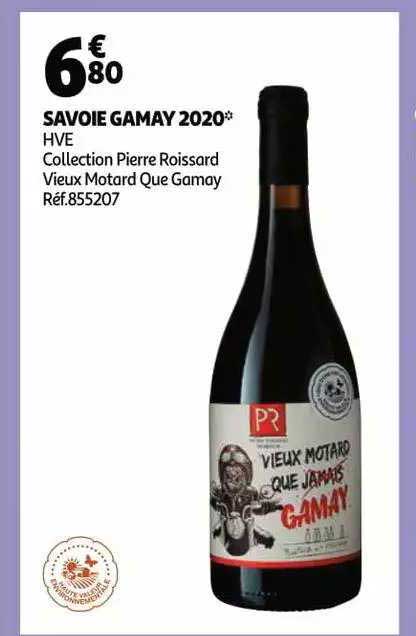 savoie gamay 2020 hve collection pierre roissard vieux motard que gamay